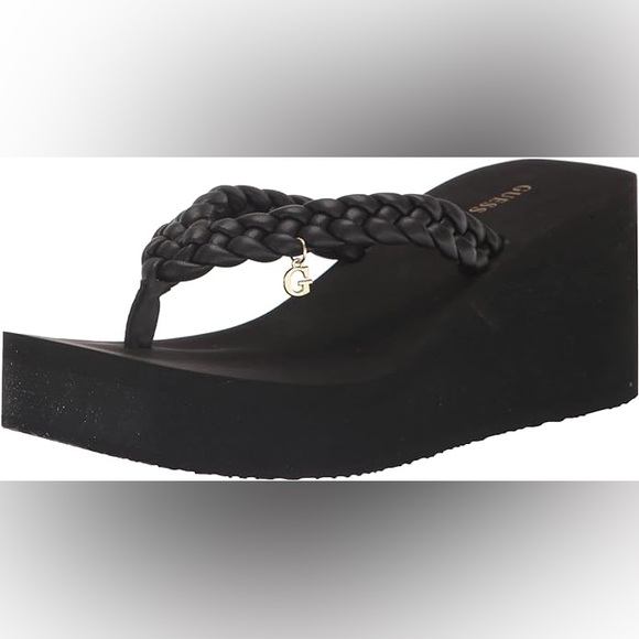 Guess Women's Daber Wedge Sandal - Picture 1 of 16